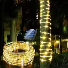 Manguera Solar Luces Navidad 10 Metros