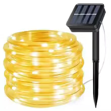 Manguera Solar Luces Navidad 10 Metros